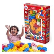Brinquedo Montar Plakt Engrenagens Educativo Criativo 84 Pcs 1242