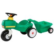 Trator com Carrinho Infantil, Ideal para Crianças de 1 a 5 Anos, Little Tikes, Verde