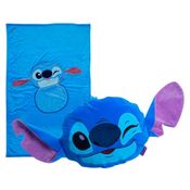 Almofada 2 em 1 Manta com Zíper STITCH DISNEY  Zona Criativa