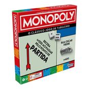 Jogo De Tabuleiro Monopoly Clássico - G0009 - Hasbro