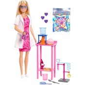Boneca Barbie Profissões - Cientista Loira Jcr70