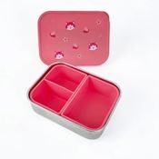 Bento Box em Aço Inox Com Divisórias Silicone Lia Petit Piá
