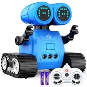Hamourd Robot Toys: Robô Emo com Função Walkie-Talkie, Sensor de Gestos e Luzes LED Multimodo - Brinquedo para Meninos e Meninas