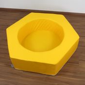 Hexágono Espumado Piscina | 1m x 86cm x 25cm | Peça Modular Avulsa