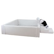 Piscina Quebra-Cabeças 1m80 x 1m40 x 40cm com Escada 60cm x 60cm x 30cm