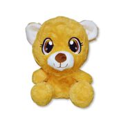 Urso de Pelúcia Caramelo 25cm com Olhos Bordados e Pelúcia Macia Fizzy Toys