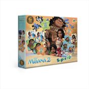 Super Kit 3 em 1 Moana 2 Toyster – Quebra-Cabeça 100 Peças, Memória e Dominó – Infantil 6+ anos