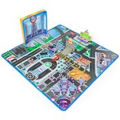 Tapete de Jogo do Filme True Metal Adventure City, Escala 1:55 com 2 Carros Exclusivos Spin Master para Crianças Acima de 3 Anos, Patrulha Canina