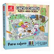 Q.C 30 PCS PARA COLORIR - COZY & COMFY - BDC