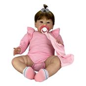 Bebê Reborn Boneca Realista  Vinil Silicone Toma Banho.