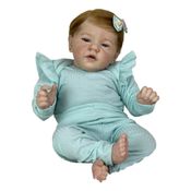 Bebê Reborn Princesa Menina Realista Toma Banho
