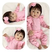 Bebe Reborn Princesa Banho Silicone Realista Mama E Faz Xixi