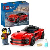 City Lego Carro Esportivo Vermelho 109 Peças - 60448