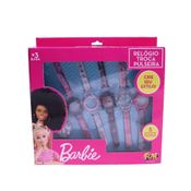 Barbie Relógio Com 5 Pulseiras - Fun Divirta-se