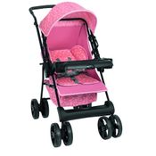 Carrinho de Bebê e Passeio Tutti Baby Solare Rosa Coroa 15kg