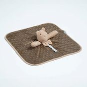 Naninha Hug De Fleece Marrom Claro