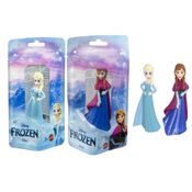 Coleção c/ 2 Mini Bonecas Princesas Disney Frozen 9 cm HRN68 - Mattel