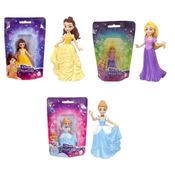 Coleção c/ 3 Mini Bonecas Princesas Disney 9 cm - Mattel