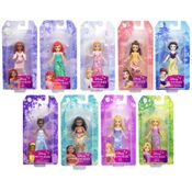 Coleção c/ 9 Mini Bonecas Princesas Disney - Série 2 - 9 cm - Mattel