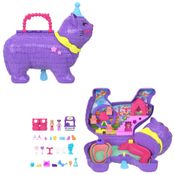 Playset E Mini Bonecas - Polly Pocket - Estojo Pinhata Gatinho - Mattel