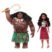 Conjunto De Bonecos - Disney - Moana 2 - Moana E Maui - Mattel