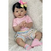 Bebe Reborn Menina Realista Toma Banho Mama E Faz Xixi