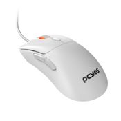 Mouse Gamer HYDRUS White Ghost 12400 DPI 6 Botões RGB PCYES