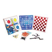 Jogo 5X1  Damas, Ludo, Trilha, Dominó e Loto -  Xalingo