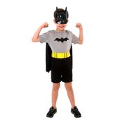 Fantasia Infantil - Batman Curto - Tamanho P (3 a 5 anos) - 10270 - Sulamericana