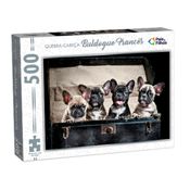 Quebra-Cabeça Puzzle Buldogue Francês 500 Peças - Pais e Filhos