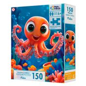 Quebra-Cabeça Puzzle Infantil Polvo 150 Peças - Pais & filhos