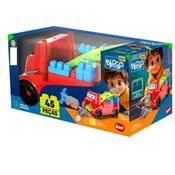 Conjunto Bloco Lândia Megatruck Aventura Click 45 Pcs Dismat