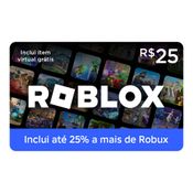 Gift Card Digital - ROBLOX - R$25