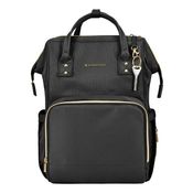 BOLSA MATERNIDADE LUXO SIENA BLACK GOLD - KIKKA BOO