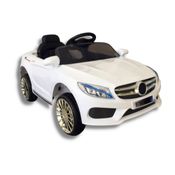 MINI CARRO ELETRICO INFANTIL 6V BRANCO - IMPORTWAY