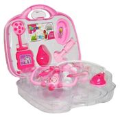 Maleta Doutor Brinquedo Educativo Médico Infantil Luz E Som Menina Menino