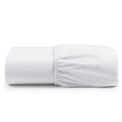 Lençol Unique Avulso de Baixo Queen com Elástico Micro Percal 400 Fios - Branco