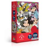 Quebra-Cabeça - Disney - Mickey - 200 Peças - Toyster