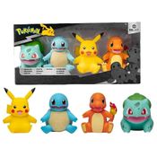 Pokemon Figuras Vinil Pikachu Bulbassauro Charmander Squitle