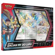 Box Carta Pokemon Colecao Zacian Ex Do Lupo 40 Cartas Copag