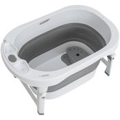 Banheira Ofurô Infantil Kiddo Oyster+ Cinza Dobrável