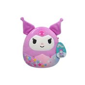 Pelúcia Kuromi Squishmallows Hello Kitty and Friends 23cm Sunny Brinquedos Original Sanrio