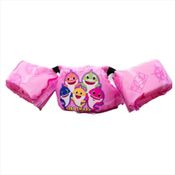 Colete Boia Infantil Summer Life Baby Sharky Rosa Auxiliar Flutuação Até 25Kg Ajustável Seguro