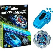 Beyblade X Cobalt Dragoon 2-60C  Kit Premium Deluxe C/ lançador a corda - Hasbro