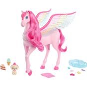 Barbie Um Toque De Magia Cavalo Pegasus Com Luz e Som - Mattel HLC40