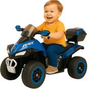 Mini Quadriciclo Eletrico Infantil Importway Azul 6V