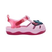Sandália Bebê meninas Stitch Mini Melissa Rosa