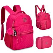 Kit Mochila de Costas em Nylon Rebecca Bonbon RB24515KTRS