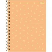 Caderno Universitario Neon Connect Laranja 1M 80Fls Tilibra