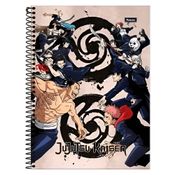 Caderno Universitario Jujutsu Kaisen Batalha 1M 80F Foroni